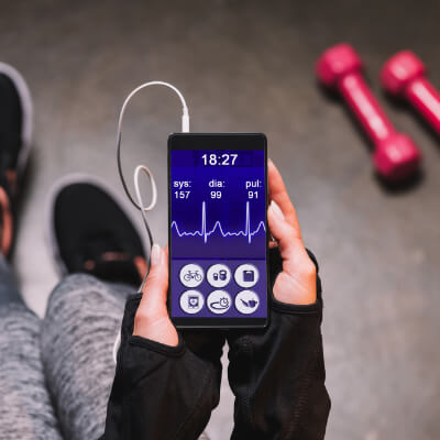 Health fitness app showcase