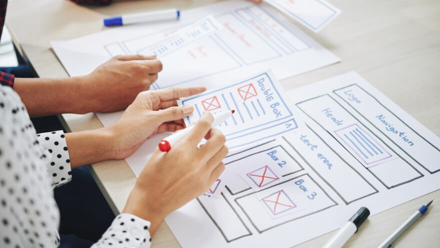 UX designers are making website templates