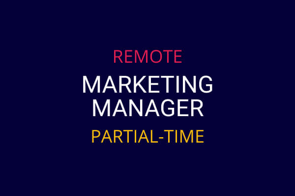 Hiring a remote marketing manager in partial-time