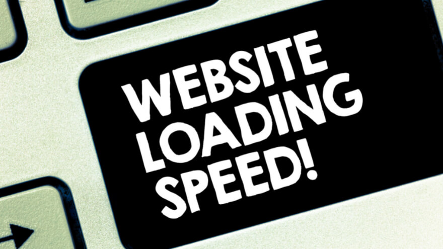 A website loading speed keyboard key